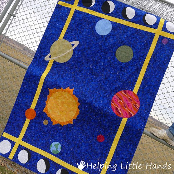 Solar System - free quilt pattern
