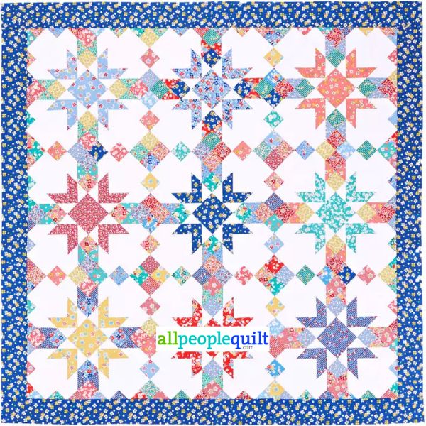 Spring Palette - free quilt pattern