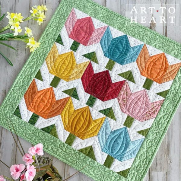 Spring Quilt Idea from Art to Heart