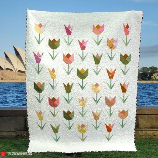 Tulip Factory Quilt Pattern - etsy