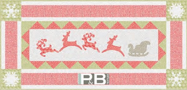 T'was the Night Table Runner - free quilt pattern