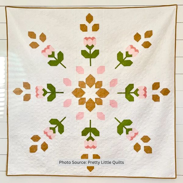 Waltz of the Flowers Quilt Pattern - etsy