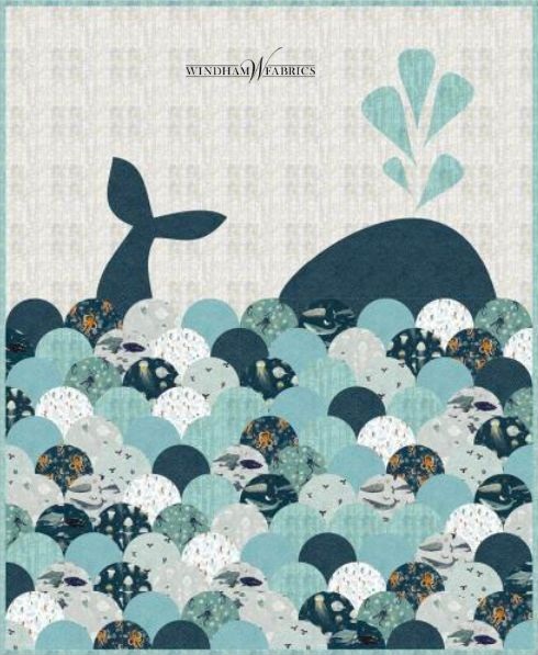 Whale Sighting - free quilt pattern