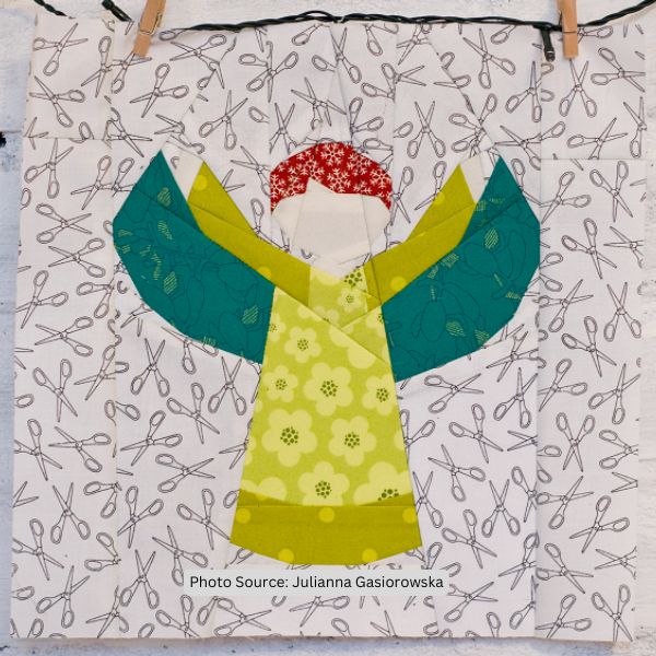 Angel Block - free quilt pattern