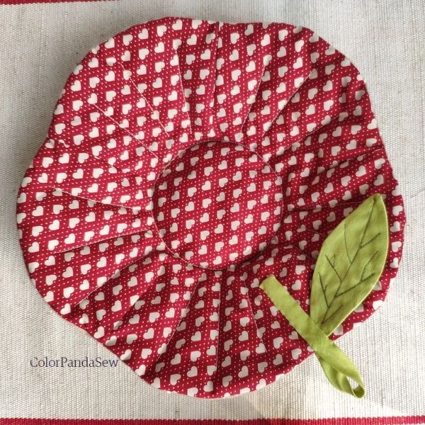 Apple Fabric Bowl Cozy Quilt Pattern - etsy