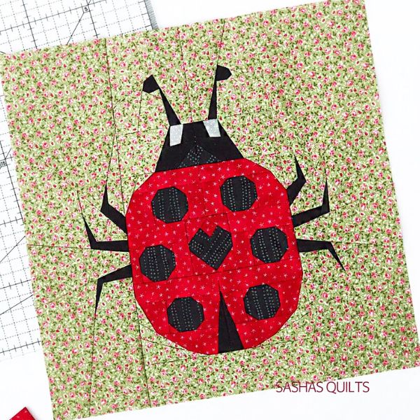 Beetle Ladybug Quilt Block Pattern - etsy