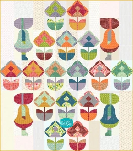 Boho Holly Quilt Pattern - etsy