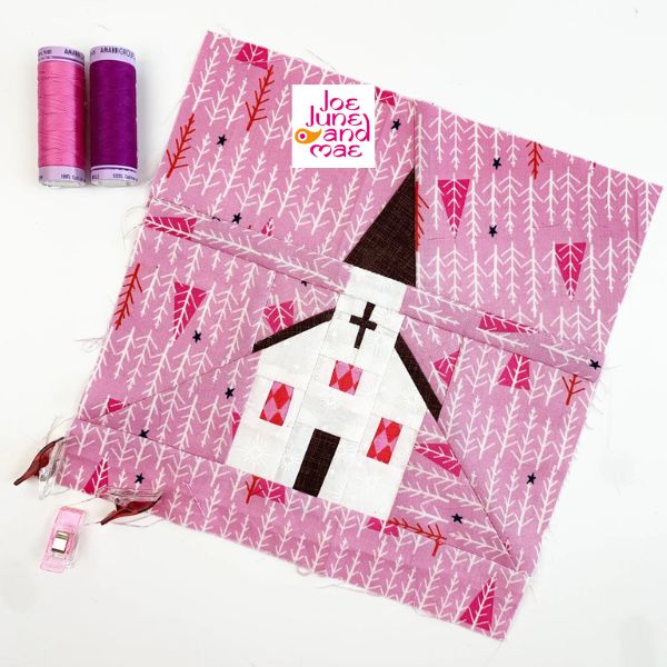 Country Church Quilt Block Pattern - etsy
