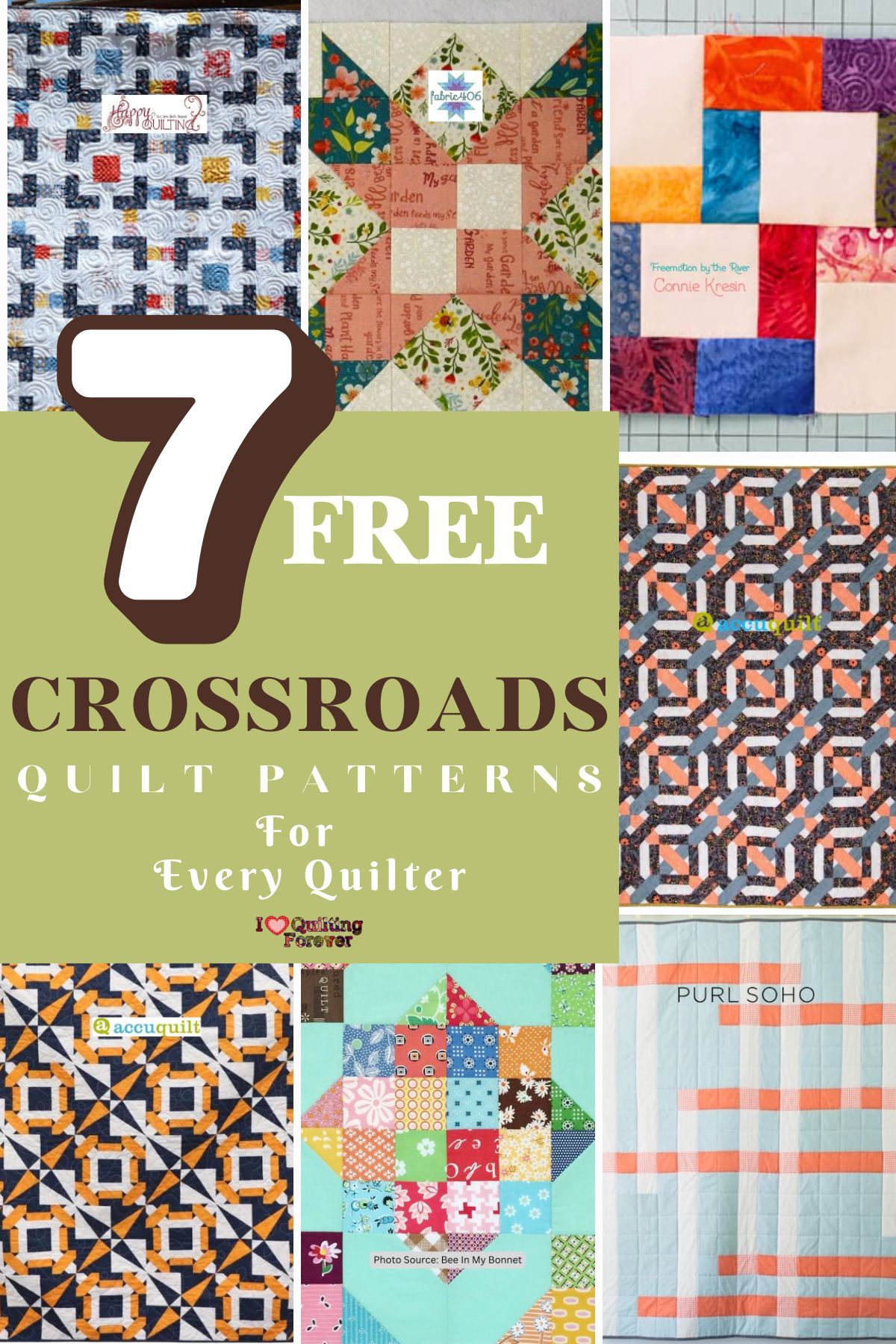 Top 7 Free Crossroads Quilt Patterns (+8 Bonus Patterns For Sale) - I ...