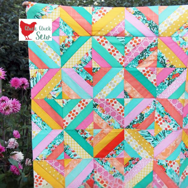Diagonal Strip - free quilt pattern