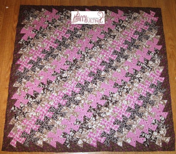 Diagonal Twister - free quilt pattern