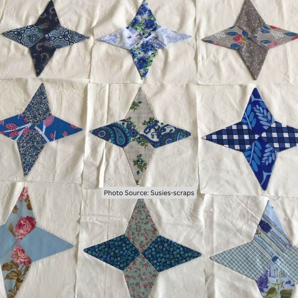 Easy Periwinkle Block -free quilt pattern