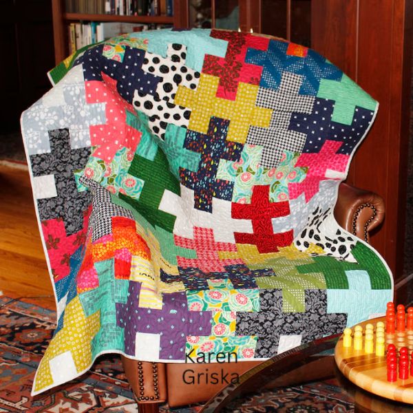 Easy Puzzle Quilt Pattern - etsy