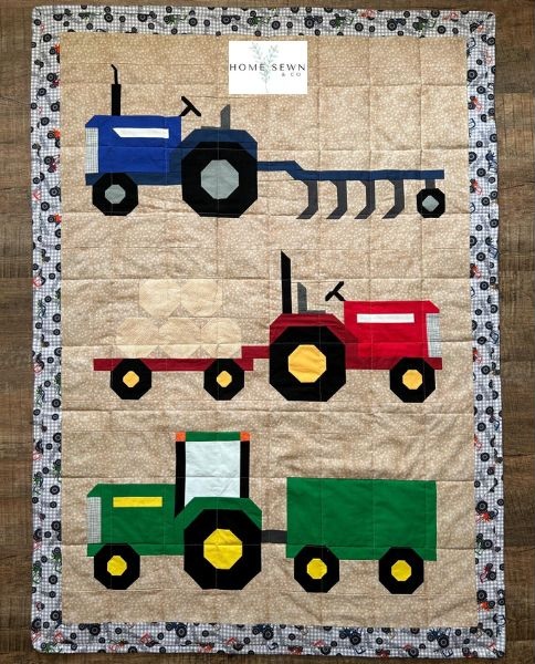 Farm Tractors Quilt Pattern - etsy