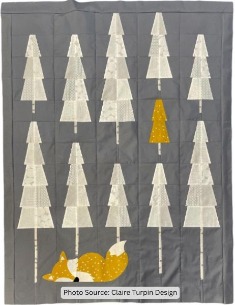 Fox Quilt Idea from Claire Turpin Design