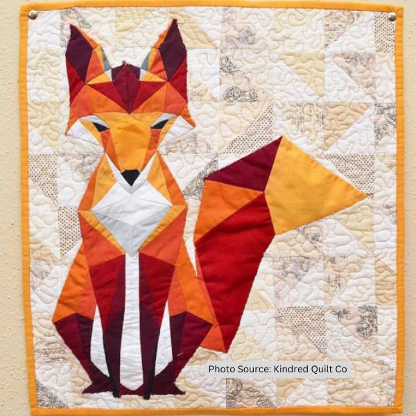 Fox Quilt Idea from Kindred Quilt Co