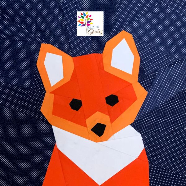 Freddy the Fox Quilt Block Pattern - etsy