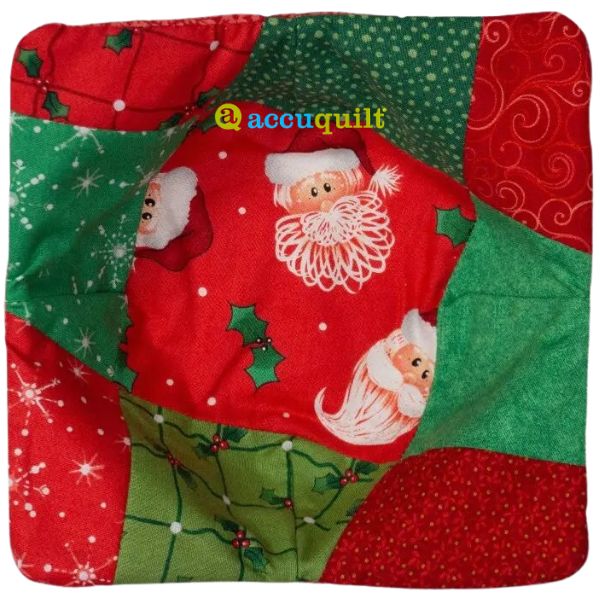 GO! Holiday Bowl Cozy - free quilt pattern