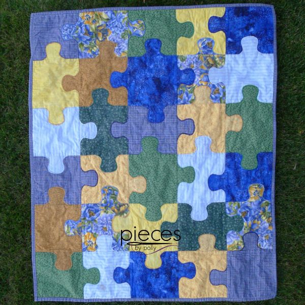Jigsaw Puzzle Baby - free quilt pattern