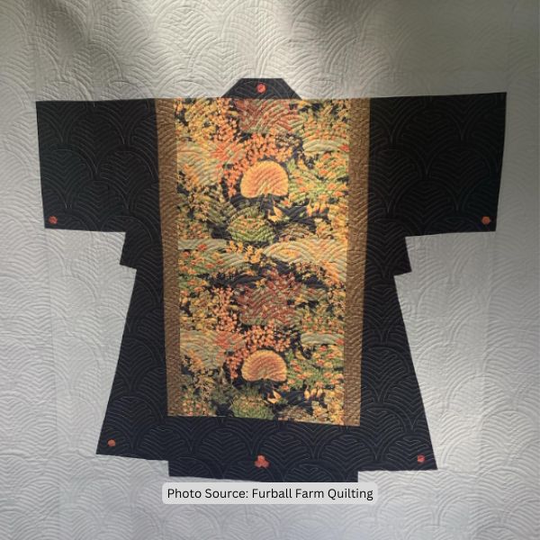 Kimono Quilt Idea from Furball Farm Quilting