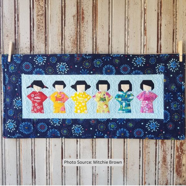 Kimono Quilt Idea from Mitchie Brown