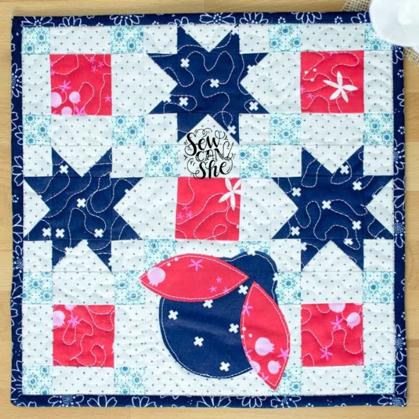 Ladybug Liberty - free quilt pattern