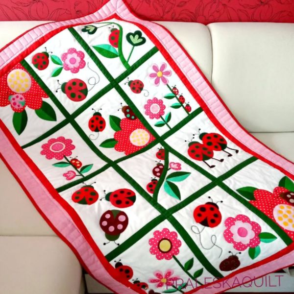 Ladybug Quilt Idea from Alika Praleska