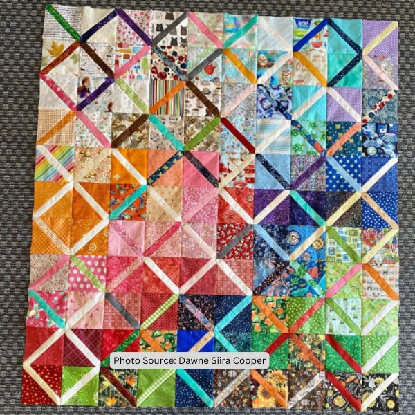 Lattice Quilt Idea from Dawne Siira Cooper