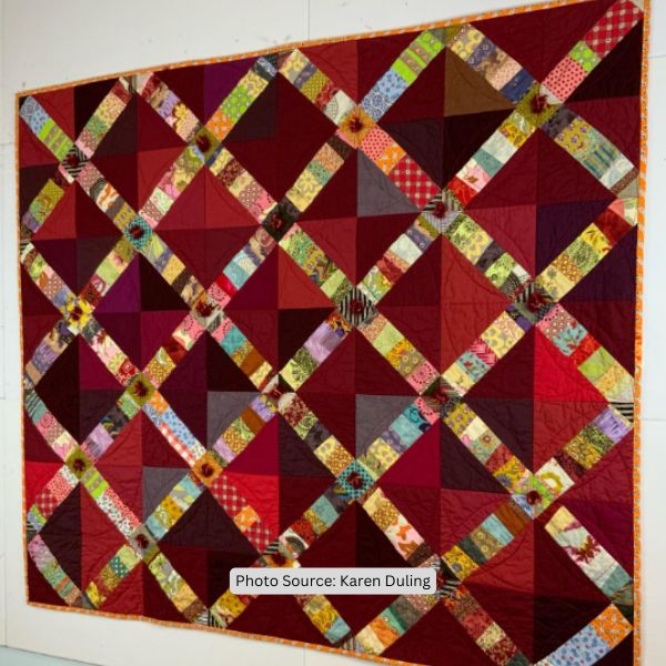 Lattice Quilt Idea from Karen Duling