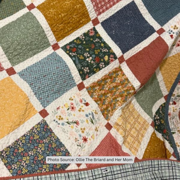 Lattice Quilt Idea from Ollie The Briard and Her Mom