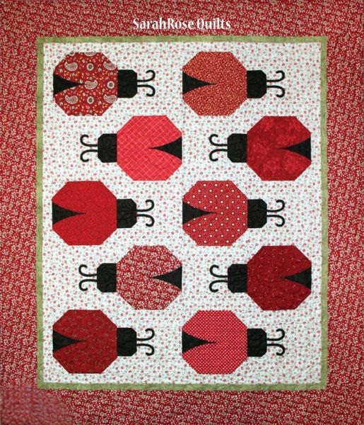 Lily's Ladybugs Quilt Pattern - etsy