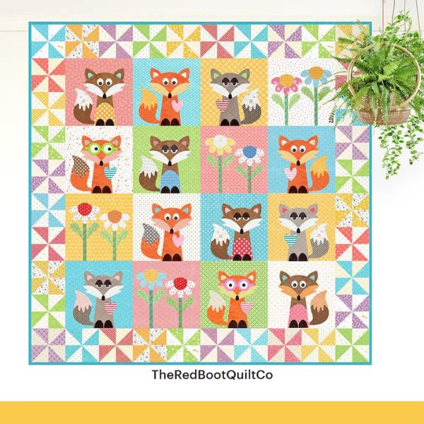 Mr Fox's Garden Quilt Pattern - etsy