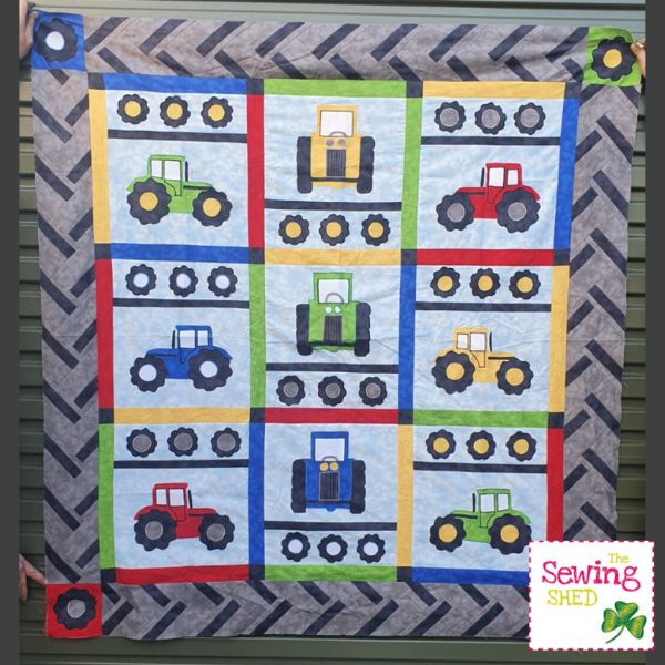 My Tractor Quilt Pattern - etsy