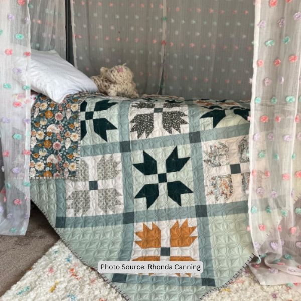 On Point Quilt Idea from Rhonda Canning