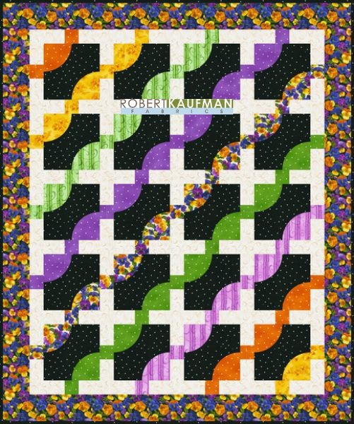 On The Diagonal - free quilt pattern