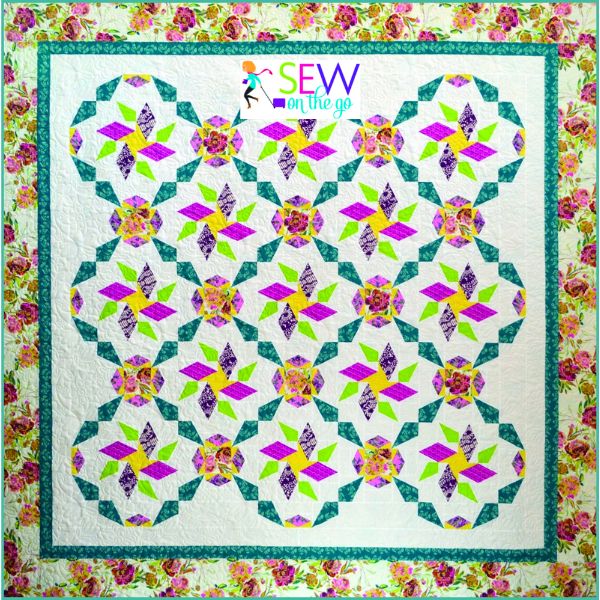 Periwinkle Swirl Quilt Pattern - etsy