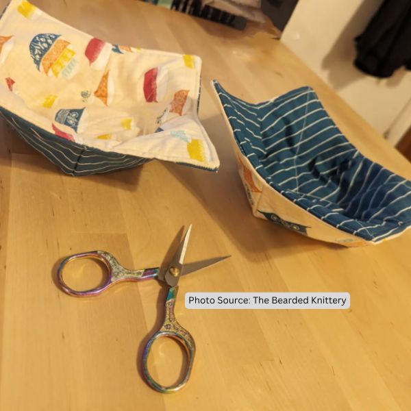 Quilted Bowl Cozy Idea from The Bearded Knittery