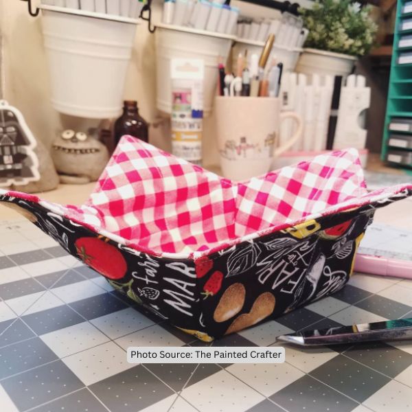 Quilted Bowl Cozy Idea from The Painted Crafter