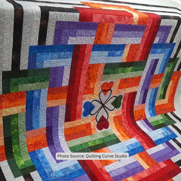 Religious Quilt Idea from Quilting Curve Studio