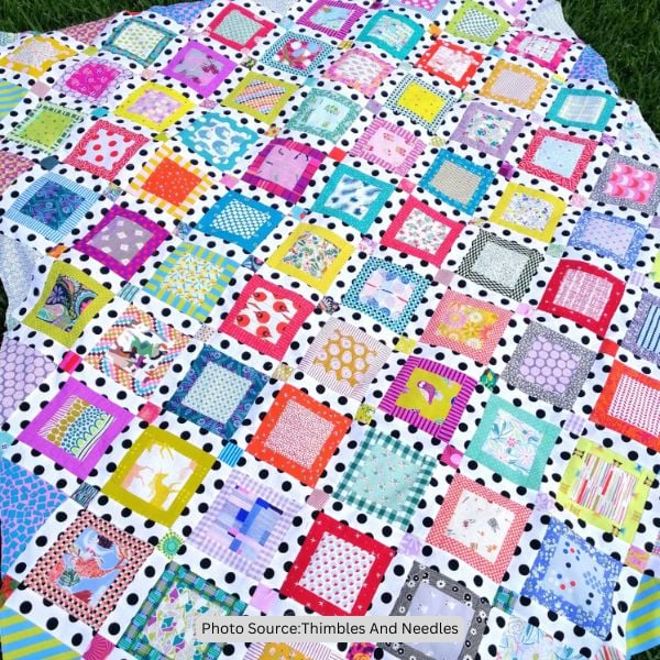 Snapshots Scrappy Quilt Pattern - etsy