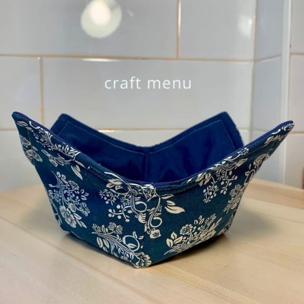 thumbnail image 2 of Mcrowave Bowl Cozy Holder N Two Szes, Soup Bowl Cozy Or Ce Cream 2 of 9