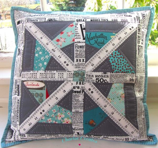 Swirling Cross - free quilt pattern