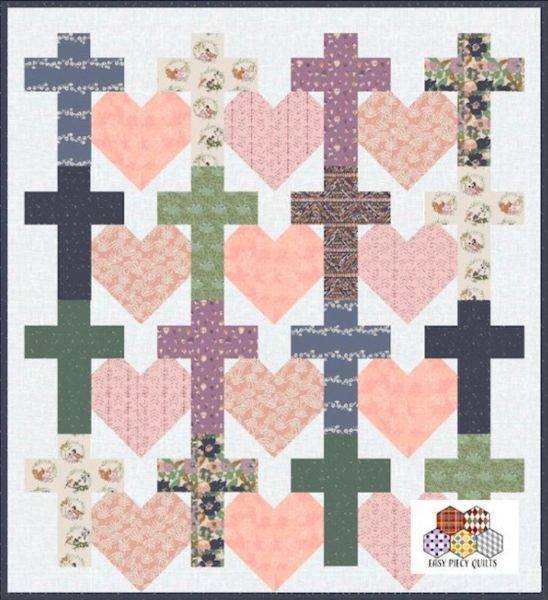 Yes He Loves Me Quilt Pattern - etsy