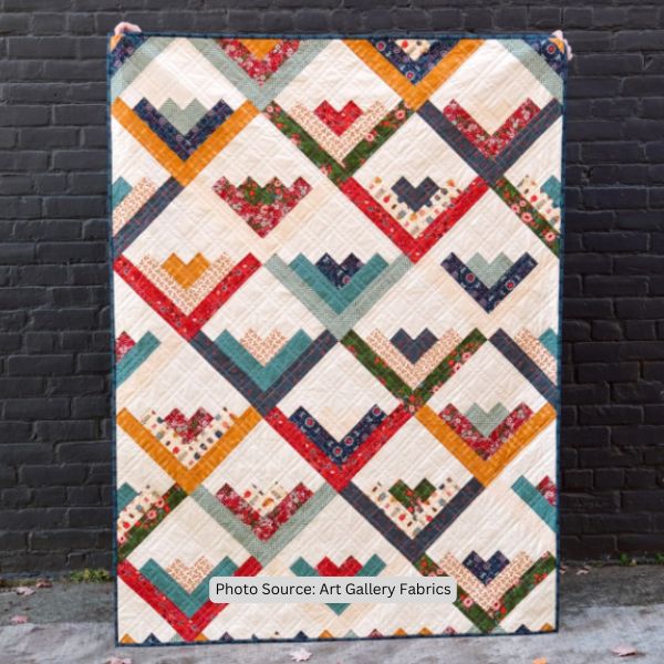 Bohemian Quilt Idea from Art Gallery Fabrics