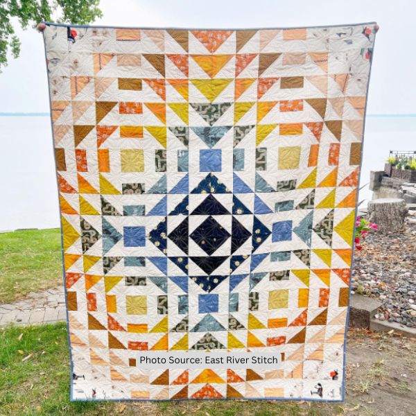 Bohemian Quilt Idea from East River Stitch