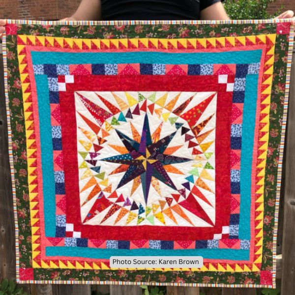 Bohemian Quilt Idea from Karen Brown