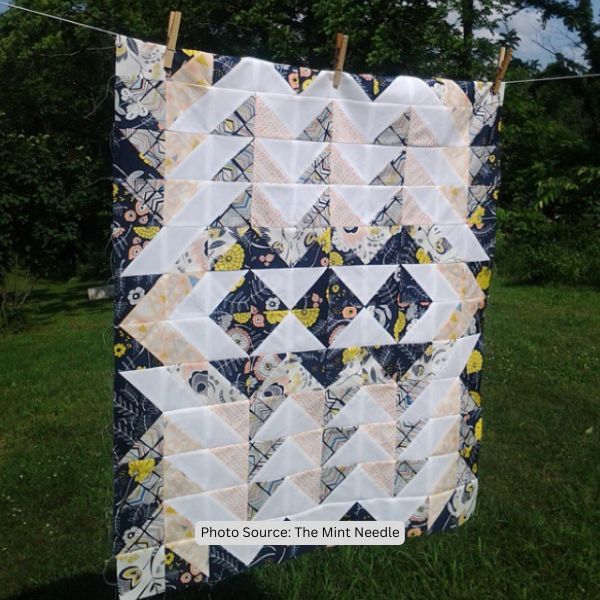 Bohemian Quilt Idea from The Mint Needle