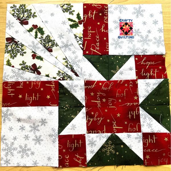 Christmas Shooting Star Quilt Block Pattern - etsy