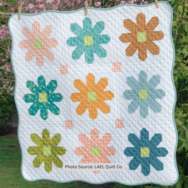 Daisy Quilt Idea from LAEL Quilt Co.