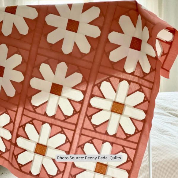 Daisy Quilt Idea from Peony Pedal Quilts